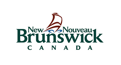 Logo for the province of New Brunswick. Logo pour le province du Nouveau Brunswick.