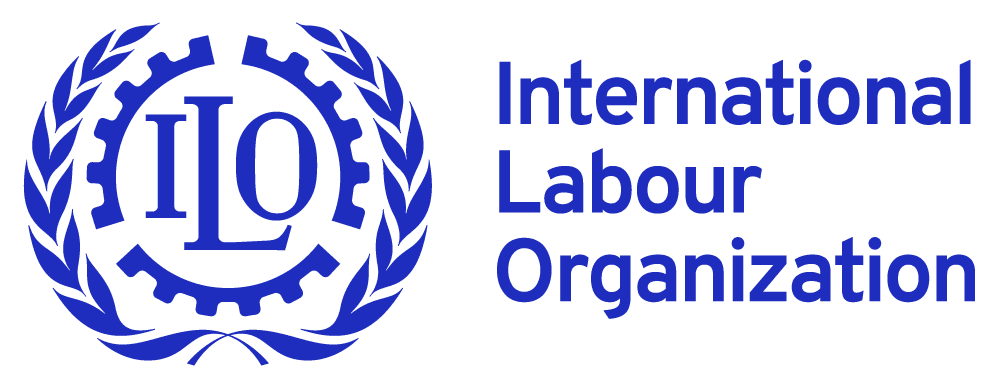 Logo for the International Labour Organization.