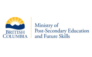 Logo for the British Columbia Ministry of Post-Secondary Education and Future Skills.